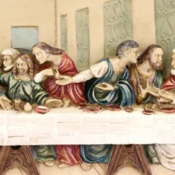 Quadro Ultima Cena Resina Colorata Cornice In Legno 53x30 Cm 11 Quadro Ultima Cena Resina Colorata Cornice In Legno 53x30 Cm -Vendite Consumabili 13200159 quadro ultima cena resina colorata cornice in legno 53x30 cmd 550x550 1