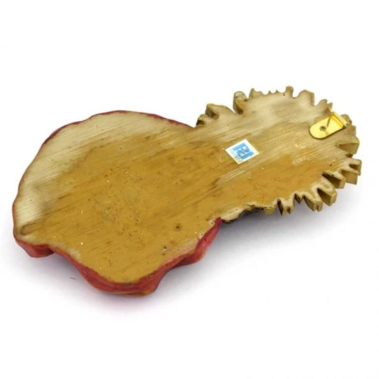 Placca Gesù Buon Pastore Resina Colorata 12x20 Cm 4 Placca Gesù Buon Pastore Resina Colorata 12x20 Cm - immagine 4