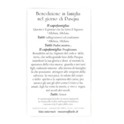Benedizione In Famiglia Giorno Di Pasqua 100 Pz -Vendite Consumabili 13800354 immagine cristo risorto con benedizione famiglia 7x12 cm 100 pzb 550x550 1