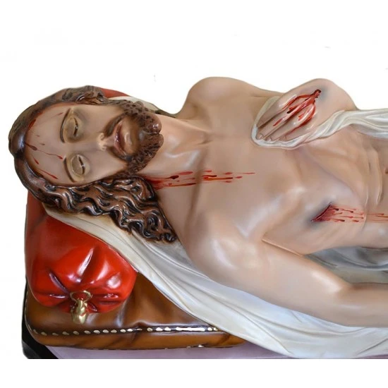Statua Gesù Morto In Vetroresina 115 Cm 2 Statua Gesù Morto In Vetroresina 115 Cm - immagine 2