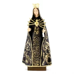 Statua Madonna Addolorata In Resina Colorata 28 Cm