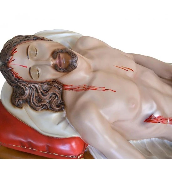 Statua Gesù Morto In Vetroresina 150 Cm 2 Statua Gesù Morto In Vetroresina 150 Cm - immagine 2