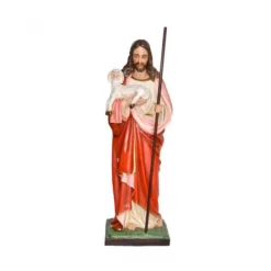 Statua Gesù Buon Pastore In Vetroresina 160 Cm