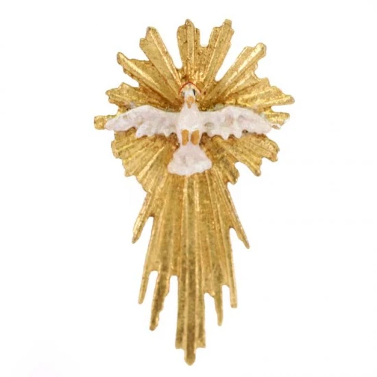 Spirito Santo Raggiera Con Coda Legno Colorato 3,5x7 Cm 1 Spirito Santo Raggiera Con Coda Legno Colorato 3,5x7 Cm