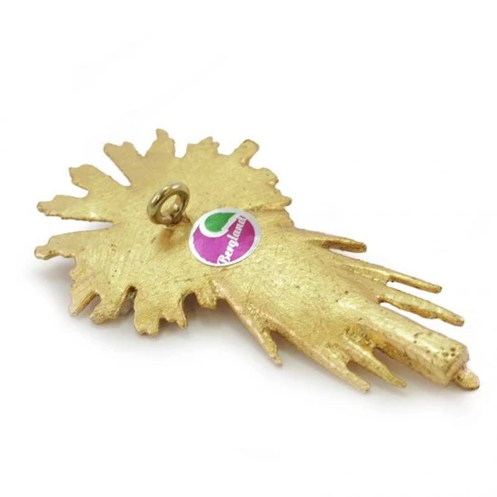 Spirito Santo Raggiera Con Coda Legno Colorato 3,5x7 Cm 3 Spirito Santo Raggiera Con Coda Legno Colorato 3,5x7 Cm - immagine 3