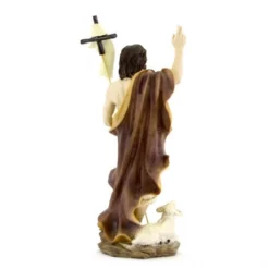 Statua San Giovanni Battista Resina Colorata 22,5 Cm -Vendite Consumabili 154001087 statua san giovanni battista resina colorata 22 5 cmf 550x550 1