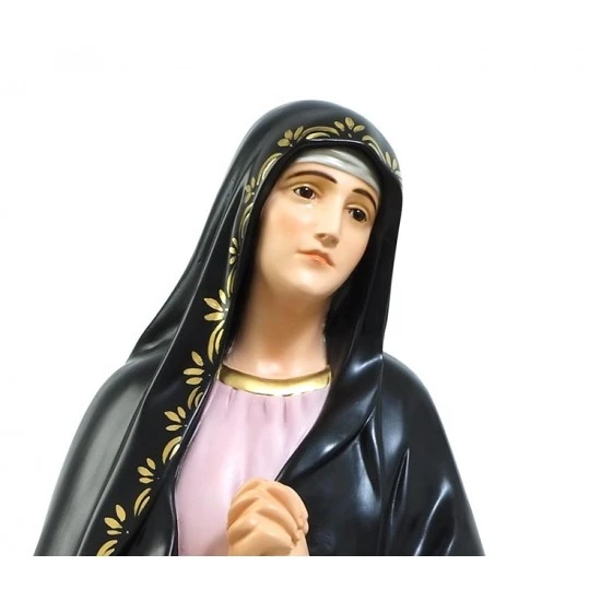 Statua Madonna Addolorata In Resina 110 Cm 2 Statua Madonna Addolorata In Resina 110 Cm - immagine 2