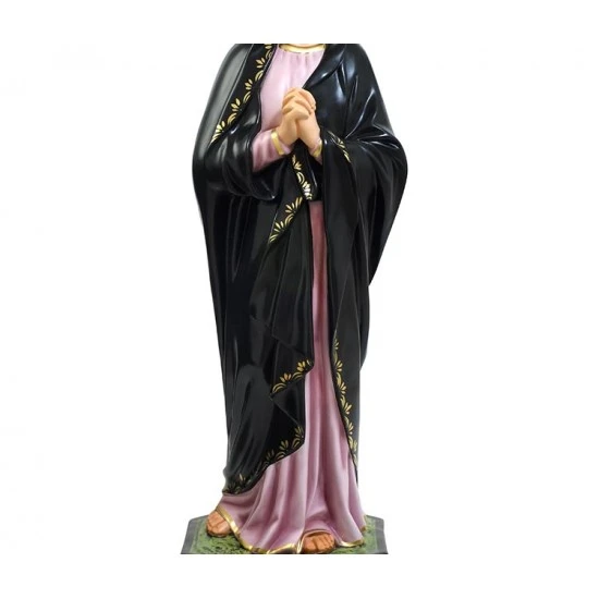 Statua Madonna Addolorata In Resina 110 Cm 3 Statua Madonna Addolorata In Resina 110 Cm - immagine 3