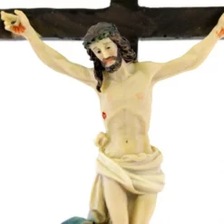 Crocifissione Di Gesù Resina Colorata 9 Cm -Vendite Consumabili 154001160 crocifissione di gesu resina colorata 9 cmd 550x550 1