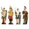 Statuine Di Quattro Soldati Romani 9 Cm