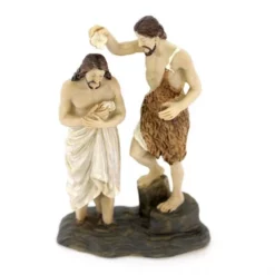 Statua Scena Battesimo Di Gesù Resina Colorata 9 Cm -Vendite Consumabili 154001172 statua scena battesimo di gesu resina colorata 9 cmd 550x550 1