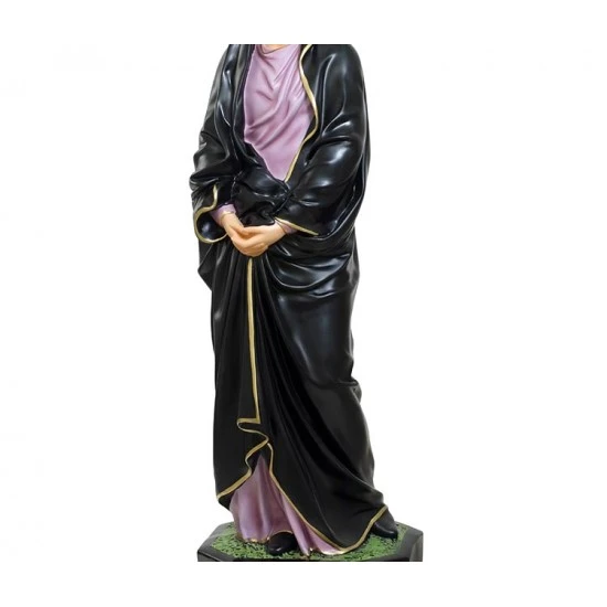 Statua Madonna Addolorata In Resina 85 Cm 3 Statua Madonna Addolorata In Resina 85 Cm - immagine 3