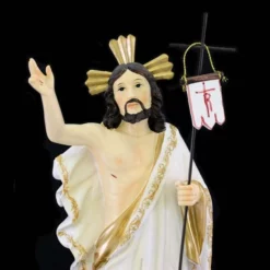 Statua Gesù Risorto In Resina Colorata 31 Cm -Vendite Consumabili 154001204 statua gesu risorto in resina colorata 31 cmc 550x550 1