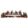 Ultima Cena Statue In Resina Colorata 9 Cm