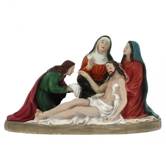 Scena Deposizione Di Gesù In Resina 11,5 Cm 1 Scena Deposizione Di Gesù In Resina 11,5 Cm