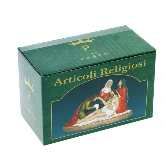 Scena Deposizione Di Gesù In Resina 11,5 Cm 5 Scena Deposizione Di Gesù In Resina 11,5 Cm - immagine 5