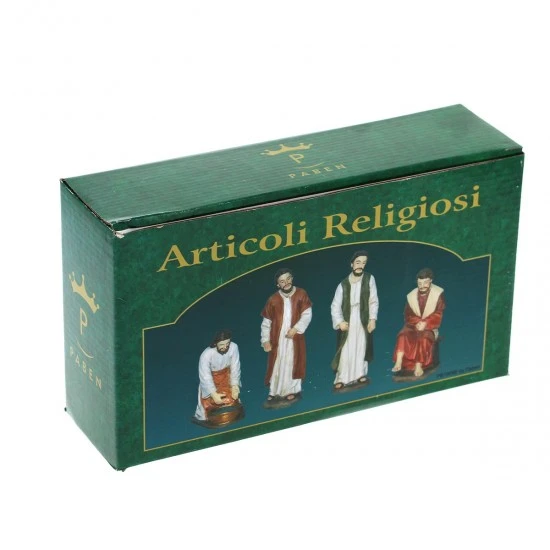 Scena Lavanda Dei Piedi Resina 12,6 Cm 6 Scena Lavanda Dei Piedi Resina 12,6 Cm - immagine 6