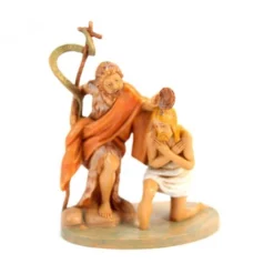 Statua Battesimo Di Gesù In Polietilene 13 Cm