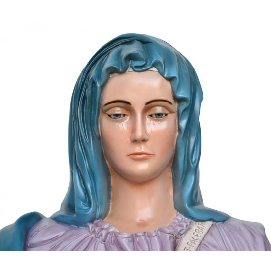 Statua Della Pietà In Vetroresina Colorata 130 Cm 2 Statua Della Pietà In Vetroresina Colorata 130 Cm - immagine 2