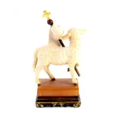Statua Agnello Pasquale In Legno 15 Cm -Vendite Consumabili 1540024 b statua agnello pasquale in legno altezza cm 15 550x550w