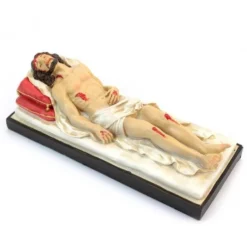 Statua Gesù Morto In Resina Colorata 10x30x13 Cm -Vendite Consumabili 1540028 b statua gesu morto in resina colorata misura cm 10x30x13 550x550w