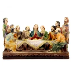 Statua Ultima Cena In Resina 9x15x6 Cm