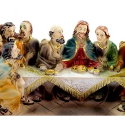 Statua Ultima Cena In Resina 9x15x6 Cm -Vendite Consumabili 154005 statua ultima cena in resina colorata 9 cme 550x550w