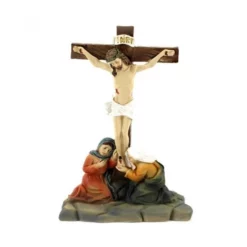 Crocifissione Di Gesù Resina Colorata 12 Cm -Vendite Consumabili 15400590 crocifissione di gesu resina colorata 12 cmb 550x550w