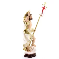 Statua Gesù Risorto Con Aureola In Resina 33 Cm -Vendite Consumabili 15400680 statua gesu risorto con aureola in resina 33 cmd 1 550x550 1