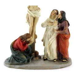 Gruppo Crocifissione In Resina Colorata 16 Cm -Vendite Consumabili 15400829 gruppo crocifissione in resina colorata altezza cm 16e 550x550w