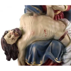 Statua Della Pietà In Resina Colorata 50 Cm -Vendite Consumabili 15400925 statua pieta in resina colorata 50 cmd 550x550w