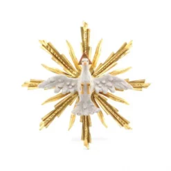 Spirito Santo Con Raggiera In Legno Diametro 88 Cm