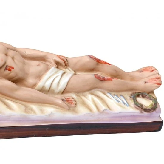 Statua Gesù Morto In Resina 27 Cm 3 Statua Gesù Morto In Resina 27 Cm - immagine 3