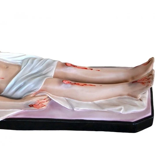 Statua Gesù Morto In Vetroresina 80 Cm 3 Statua Gesù Morto In Vetroresina 80 Cm - immagine 3