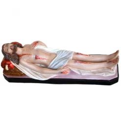 Statua Gesù Morto In Vetroresina 80 Cm