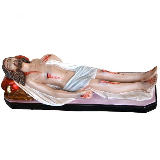 Statua Gesù Morto In Vetroresina 80 Cm 1 Statua Gesù Morto In Vetroresina 80 Cm