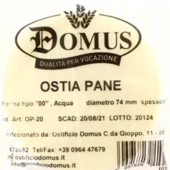 Ostia Pane 20 Pezzi Diametro 74 Mm -Vendite Consumabili 1690023 03 ostia pane 25 pezzi diametro 74 mm 550x550 1