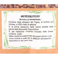 Incenso Naturale Etiope Betekristian 500 G -Vendite Consumabili 1700029 incenso greco etiope betekristian confezione 500 grammi3 550x550w