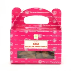 Coni Di Incenso A Riflusso Satya Rosa 24 Pezzi