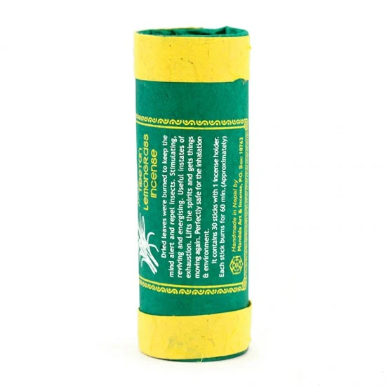 Bastoncini Di Incenso Tibetano Lemongrass Citronella 35 G 4 Bastoncini Di Incenso Tibetano Lemongrass Citronella 35 G - immagine 4
