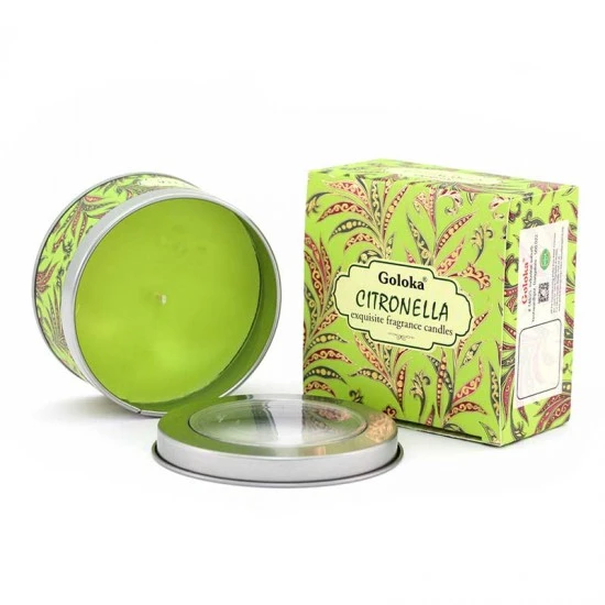 Candela Profumata Goloka Citronella 70 G 1 Candela Profumata Goloka Citronella 70 G