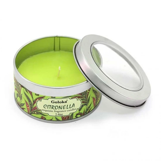 Candela Profumata Goloka Citronella 70 G 2 Candela Profumata Goloka Citronella 70 G - immagine 2