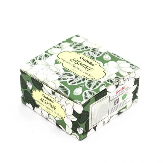 Candela Profumata Goloka Jasmine 70 G 3 Candela Profumata Goloka Jasmine 70 G - immagine 3
