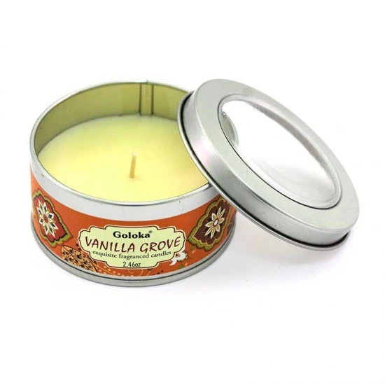 Candela Profumata Goloka Vaniglia 70 G 2 Candela Profumata Goloka Vaniglia 70 G - immagine 2
