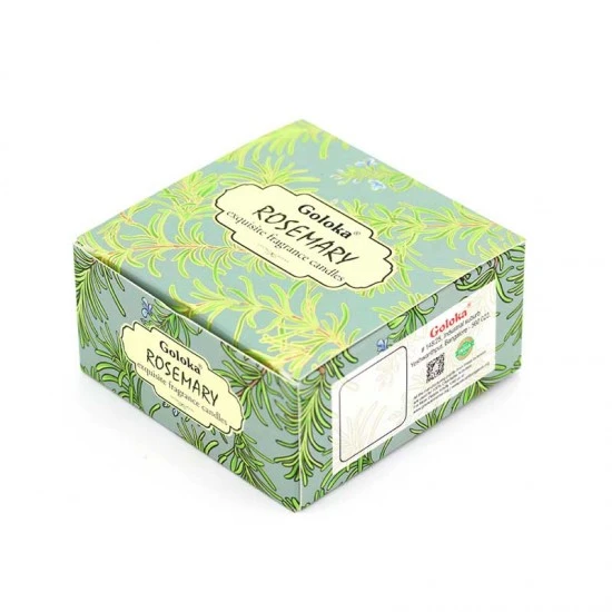 Candela Profumata Goloka Rosmarino 70 G 3 Candela Profumata Goloka Rosmarino 70 G - immagine 3