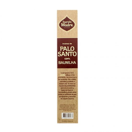 Bastoncini Incenso Palo Santo Vaniglia Sagrada Madre 8 Pz 4 Bastoncini Incenso Palo Santo Vaniglia Sagrada Madre 8 Pz - immagine 4