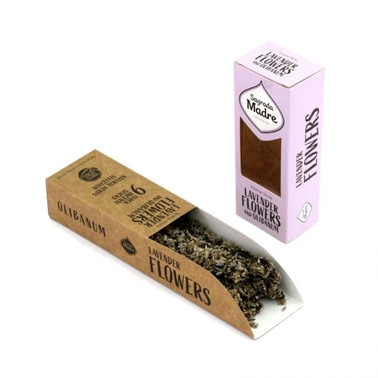 Bastoncini Incenso Lavanda E Olibano Sagrada Madre 9 Pz 2 Bastoncini Incenso Lavanda E Olibano Sagrada Madre 9 Pz - immagine 2