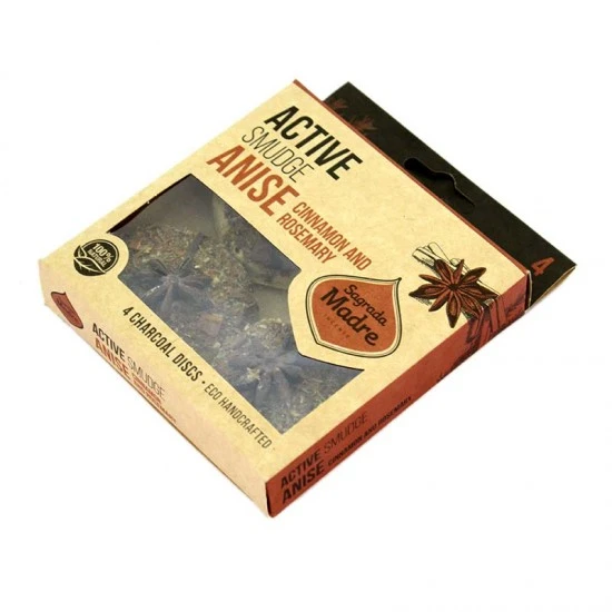 Carboncino Anice, Cannella E Rosmarino Sagrada Madre 4 Pz 5 Carboncino Anice, Cannella E Rosmarino Sagrada Madre 4 Pz - immagine 5