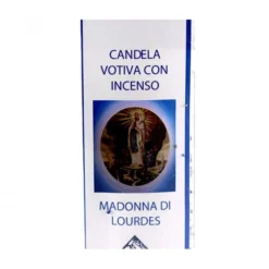 Candela Votiva Con Incenso Madonna Di Lourdes 6x14 Cm -Vendite Consumabili 1710034 candela votiva con incenso madonna di lourdes 6x14 cmf 550x550w