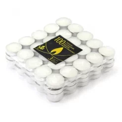 Lumino Cera In Alluminio 3 Ore (Confezione 100 Pz)